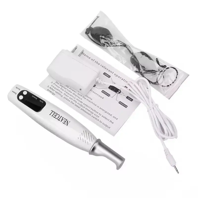 Mini Pen Painless Eyebrow Washing Tattoo Machine Skin Rejuvenation LCD Display Fair Portable Speckle Removing 6