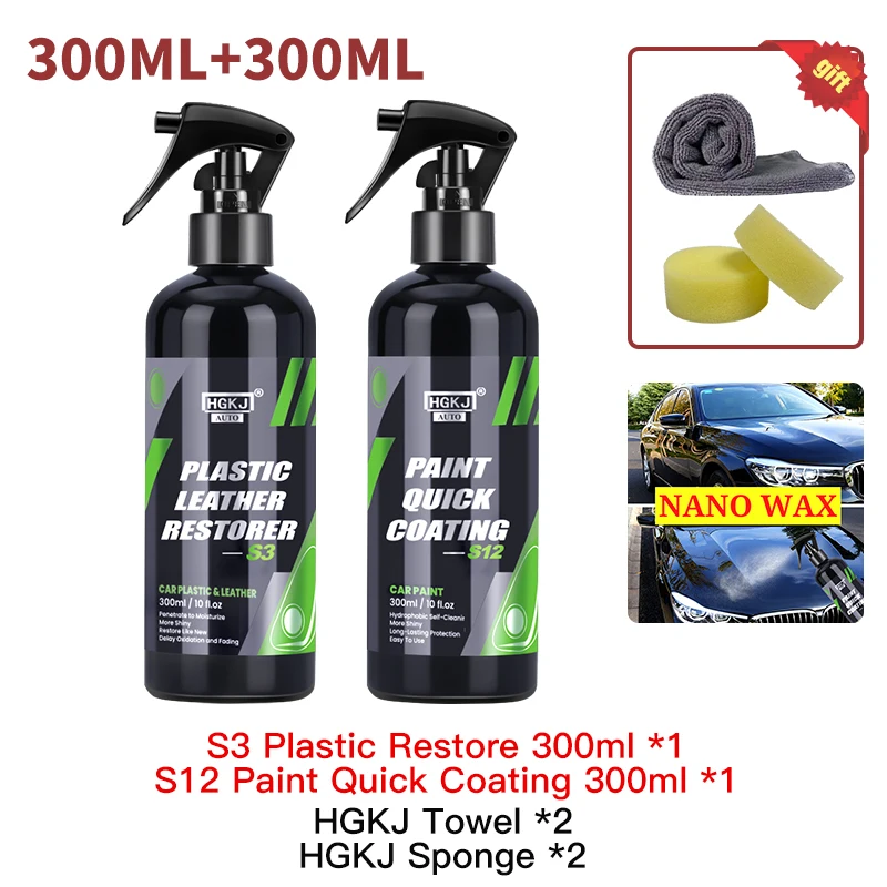 Hgkj Plastic Trim Long-lasting Hydrophobic Coating Agent Long-lasting  Hydrophobic Refreshing Agent For Plastic Parts - Leather & Upholstery  Cleaner - AliExpress