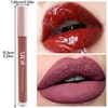 1PC Dark Brown Matte Velvet Lip Gloss Waterproof Liquid Lipstick Nude Brown Lips Korean Makeup for Lip Tint Lip Glaze Cosmetics