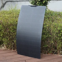 Panneau solaire semi-flexible ETFE /PET 150W 19.8V balcon photovoltaïque PV 150 watts panneau de charge solaire pour camping-car de bateau batterie 12v/24V 3