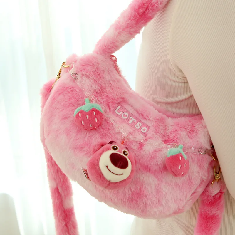 

Disney История игрушек, лотсо, инопланетянин, ангел, Мягкое Животное, медведь, плюшевая мультяшная сумка через плечо с подвеской, милый подарок для девочки