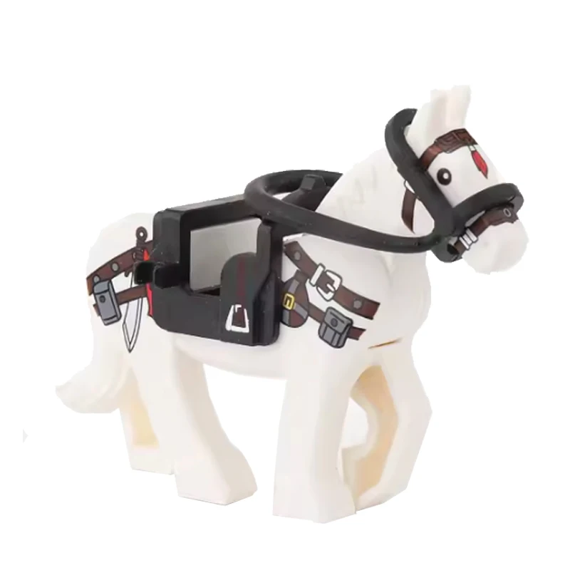 Medieval Animal Toy Building Block Set - Decorative Knight War Collection