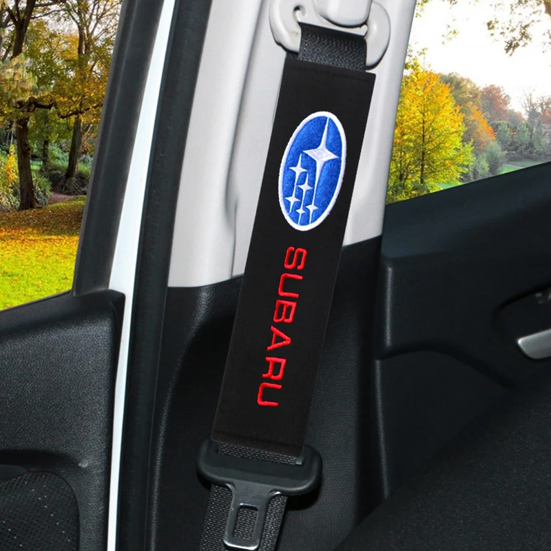 2 шт. накладки на ремень безопасности автомобиля для стайлинга Subaru | Автомобили и