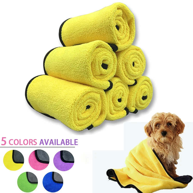 Pet Dog Cat Towels Dog Bath Towels Cleaning Towel Pet Supplies Pet Dog Cat Towels