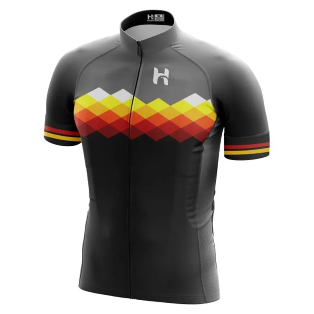 

LOVEAgah-Quick Dry Cycling Jersey for Men, Bicycle Clothing, Short Sleeve, MTB Maillot, Summer, New, 2023