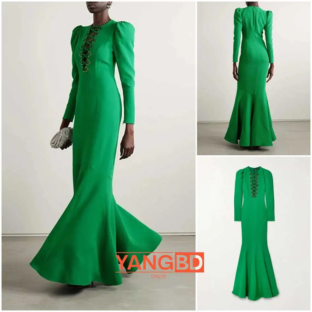 

Evening Dress Women Full Sleeves For Wedding Party Formal Evening Birthday Party Dress Graduation Ceremony Prom Dress 2024