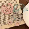 Kawaii Carabiner Clip Outdoor Irregular Keychains for Backpack Camping Cartoon Kpop Idol Cards Hanging Keyring Decoration 5