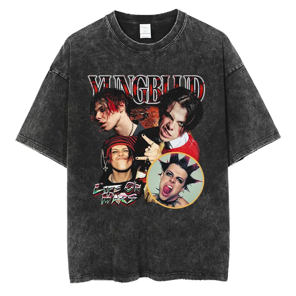 Washed Vintage Yungblud Bludfest Music Festival 2025 T-shirt