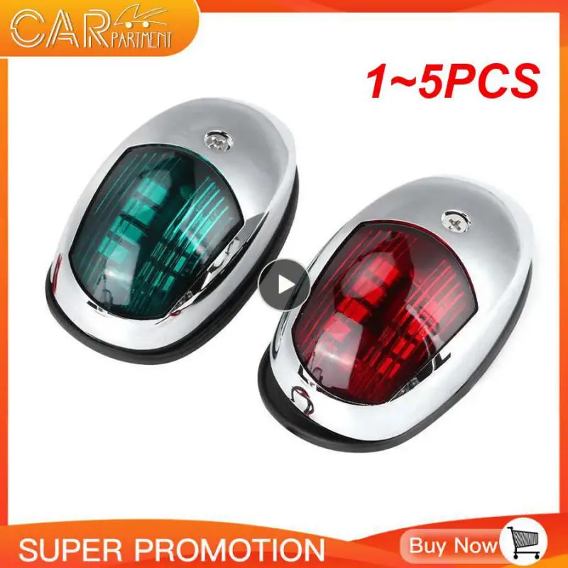 

1~5PCS Starboard Port Side Light Signal Warning Lamp For Marine Boat Yacht Truck Trailer VanSet LED Navigation Light 10V-30V