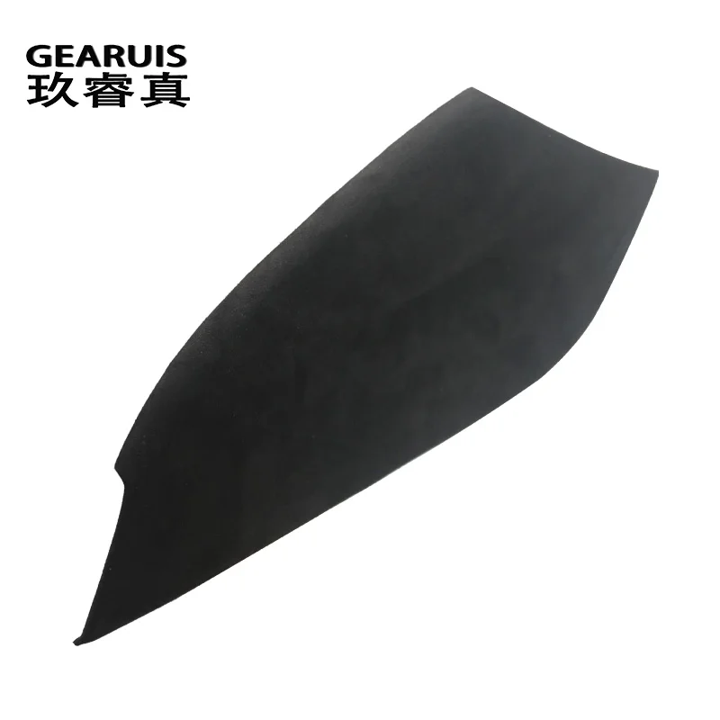 Suede leather Car Wrapping ABS Car Center Console Both Side Panel Cover Sticker Trim For Audi A3 8V S3 Interior Auto Accessories