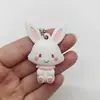 Wish Me Mell PVC Keychain Charms Anime Bunny Kawaii Cute Mascot Keychains Keyring Ball Chain Girls Toys 2