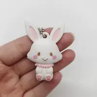 Wish Me Mell PVC Keychain Charms Anime Bunny Kawaii Cute Mascot Keychains Keyring Ball Chain Girls Toys 2