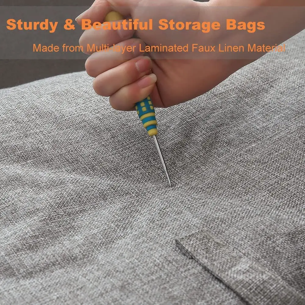 1pc Extra Large Waterproof Moving Luggage Bags Laundry Shopping Bag Non-woven Fabric Cubes 70*50*30cm Home Storage Packing Tool 3