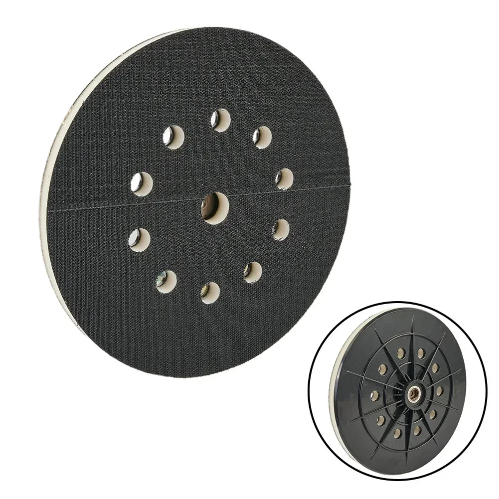 1pcs 215mm Backup 6mm Thread 10 Hole Drywall Sander Hook And Loop Wall Grinding Polishing Plate Sanding Disk Power Tools 2