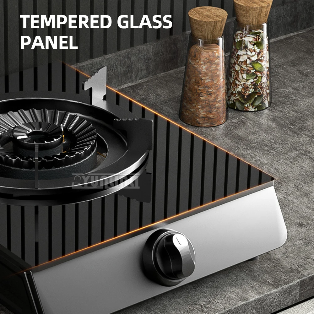 Household Single Natural Gas Liquefied Gas Cooker Portable Single Burner Gas Stove for Kitchen 5