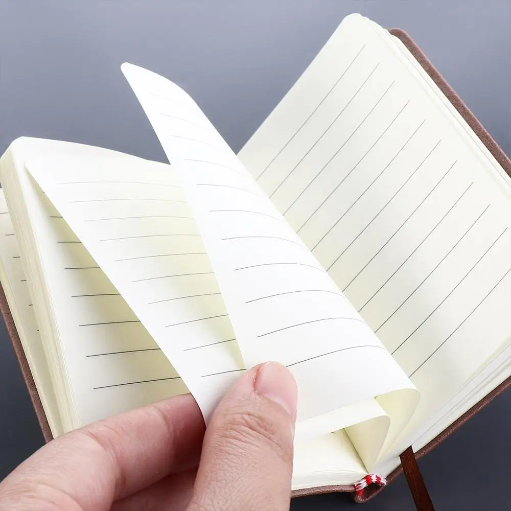 School Office Supplies Thickening Agenda Organizer Business Notepad Pocket Memo Notepad A7 Mini Notebook Diary Notebook