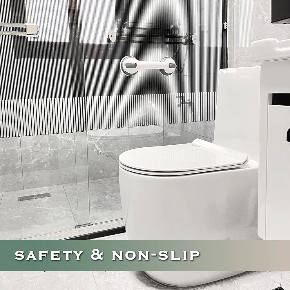 샤워 핸들 안전 보조 핸들, 미끄럼 방지 지지대, 욕실 변기 안전 그랩 바 핸들, 진공 빨판 흡입 컵 난간