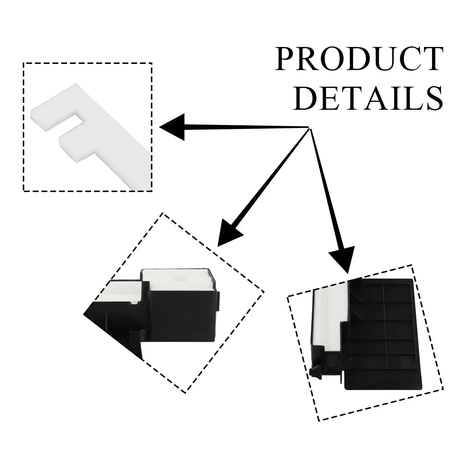 Waste Ink Tank Pad Sponge with Shell for L120 L130 L210 L211 L220 L300 L301 L303 L310 L350 L360 L362 L365 L366