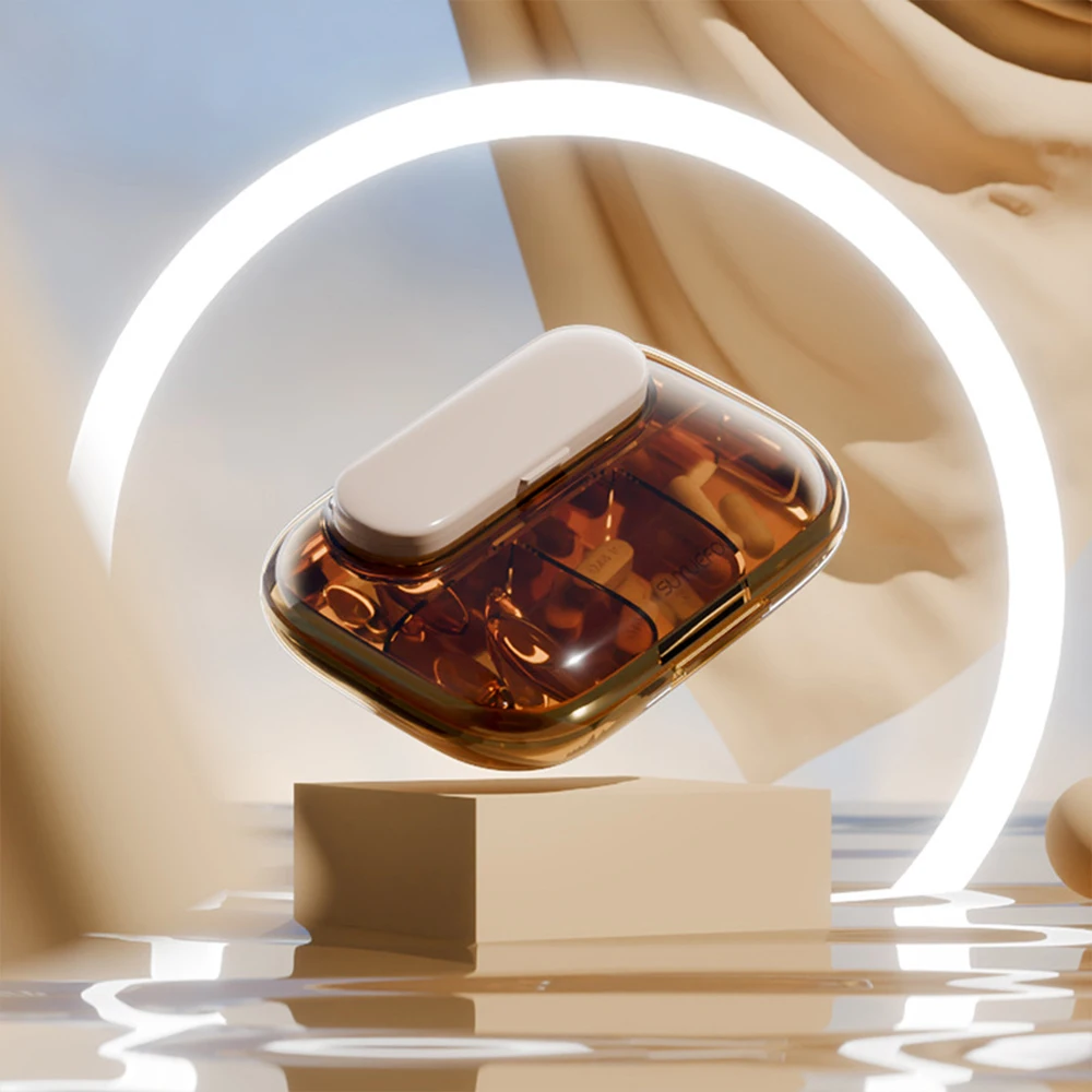 4/6 Grids Small Pill Cases Organizer Box Weekly Travel Pill Organizer Portable Pocket Pill Case Holder Plastic Container Box