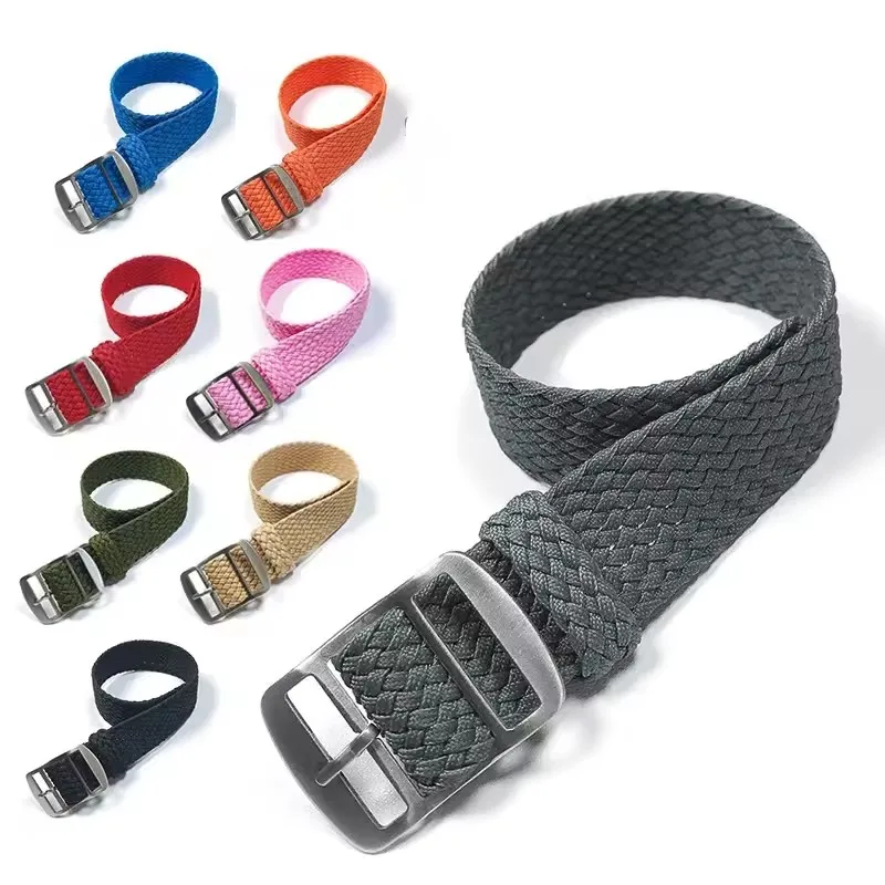 Versatile Nylon Canvas Woven Watchband Strap - Unisex Bracelet Accessory