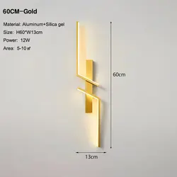 Elegant LED Wall Lamp for Bedroom and Living Room - Modern Indoor Wall Sconce Lighting (Warm White)