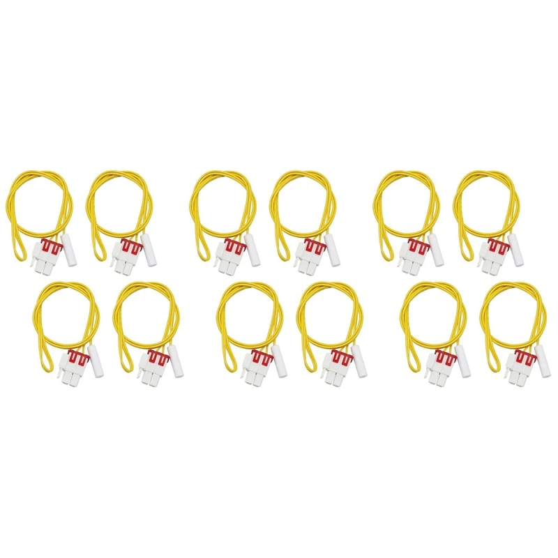 

12Pcs DA32-00006W Refrigerator Defrost Temperature Sensor Replacement Thermostat For Samsung AP41336842 DA32-10105R