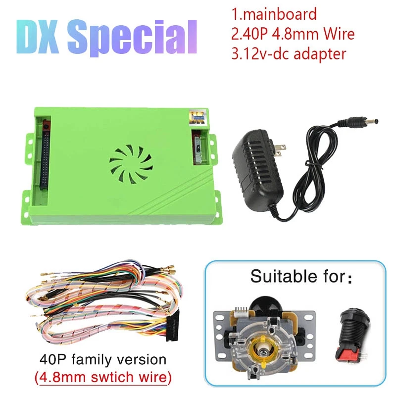 

For Pandora Saga Box DX Motherboard+4.8Mm Cable 5000 In 1 Arcade Game Console Jamma For Coin Pusher