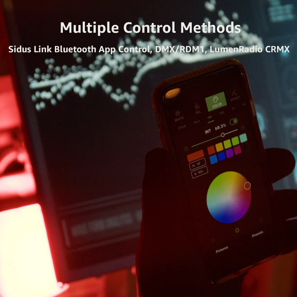 Aputure MC 프로 미니 RGBWW 포켓 LED 비디오 조명, 2000K-10000K IP65, 마그네틱 어트랙션 사진 조명, 브이로그 사진 스터드용