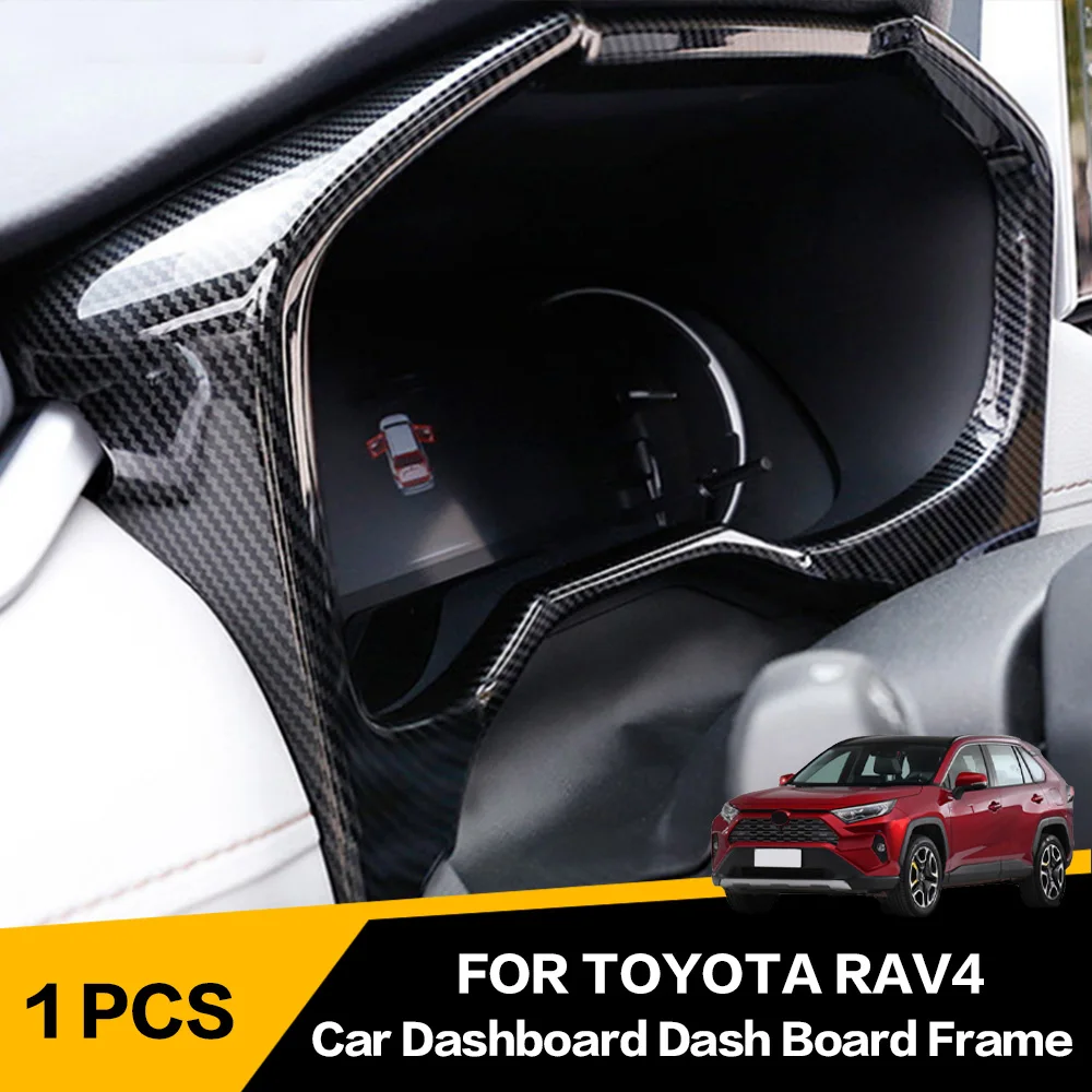 

1x Abs Car Dashboard Dash Board Frame Cover Decoration Trims Interior Accessories For Toyota RAV4 XA50 2019 2020 2021 2022 2023
