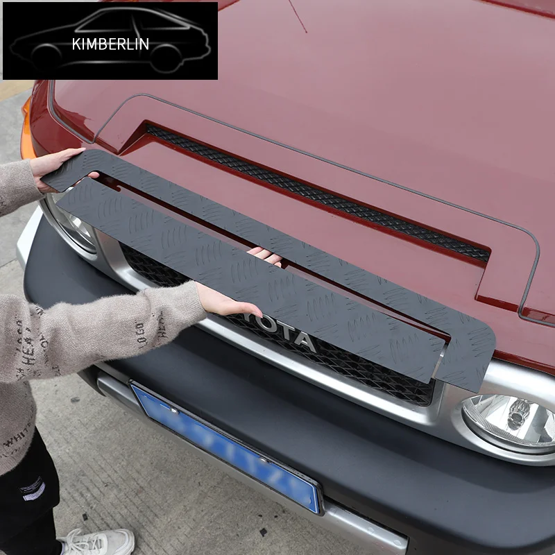 

Для 07-21 Toyota FJ Cruiser, передняя и задняя крышки, защитная пластина, украшение для внешней отделки автомобиля, декоративная паста для крышки двигателя