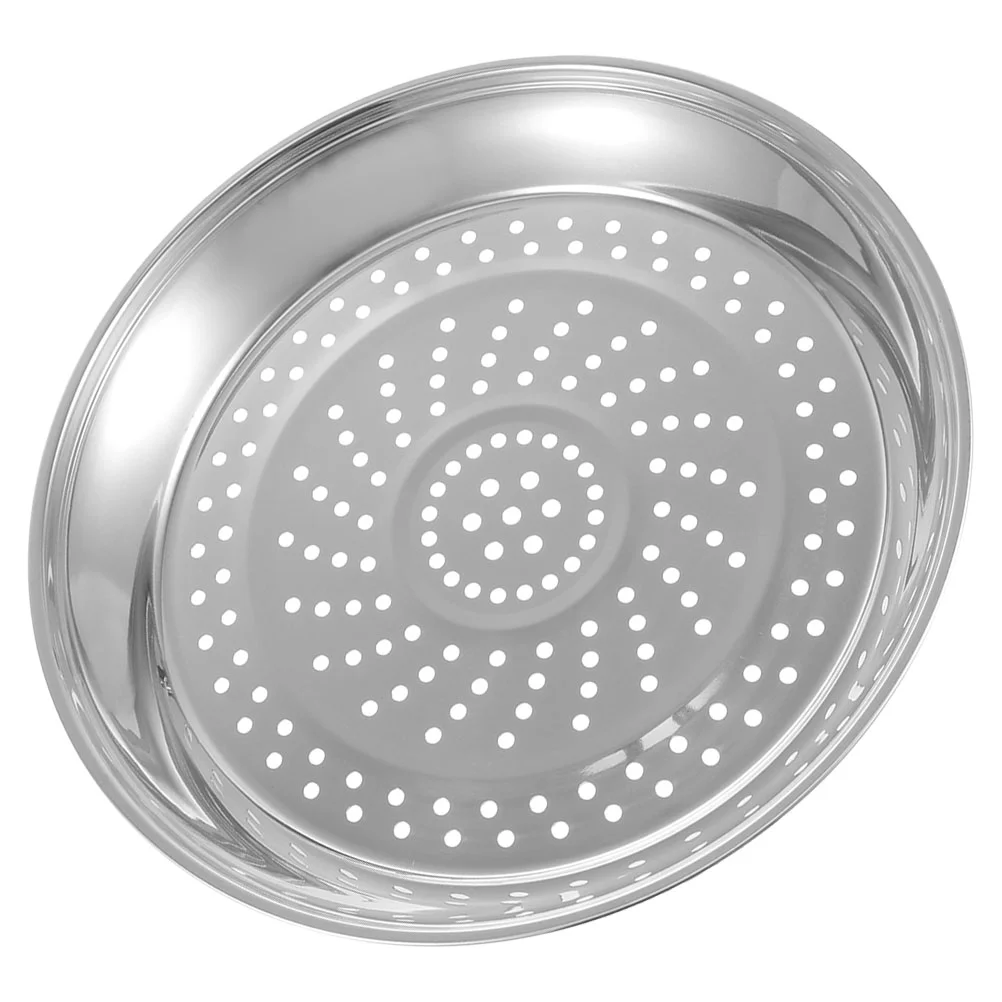 

Stainless Steel Steamer Insert Food Steaming Dish Pot Steamer Tray for Kitchen