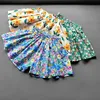 Baby Girls Flower Culottes Summer Sweet Fashionable Children's Floral Wide-Leg Hot Pants Kids Girls Mini Shorts 1