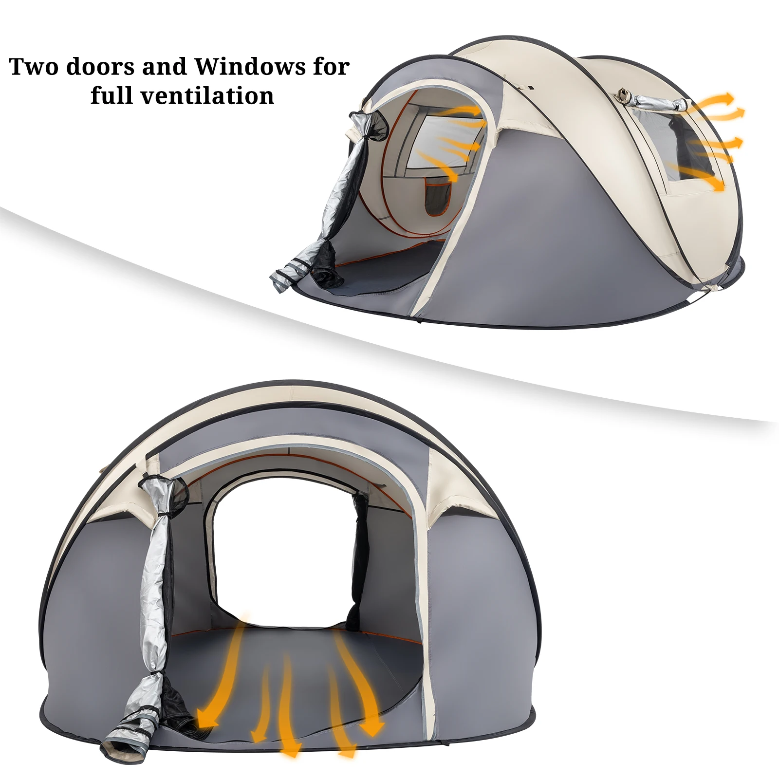 4 Person Pop Up Tent 6