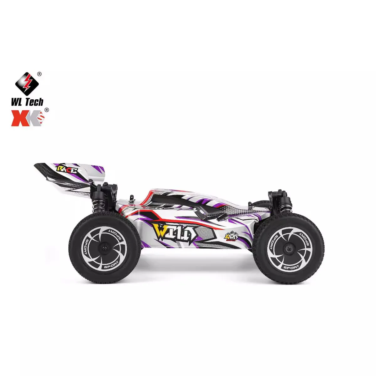 Skymaker WLtoys RC Car 1/14 144016 2.4G Racing 35KM/H 390 Motor 4WD Electric High Speed Car Off-Road Drift Remote Control Toys 3