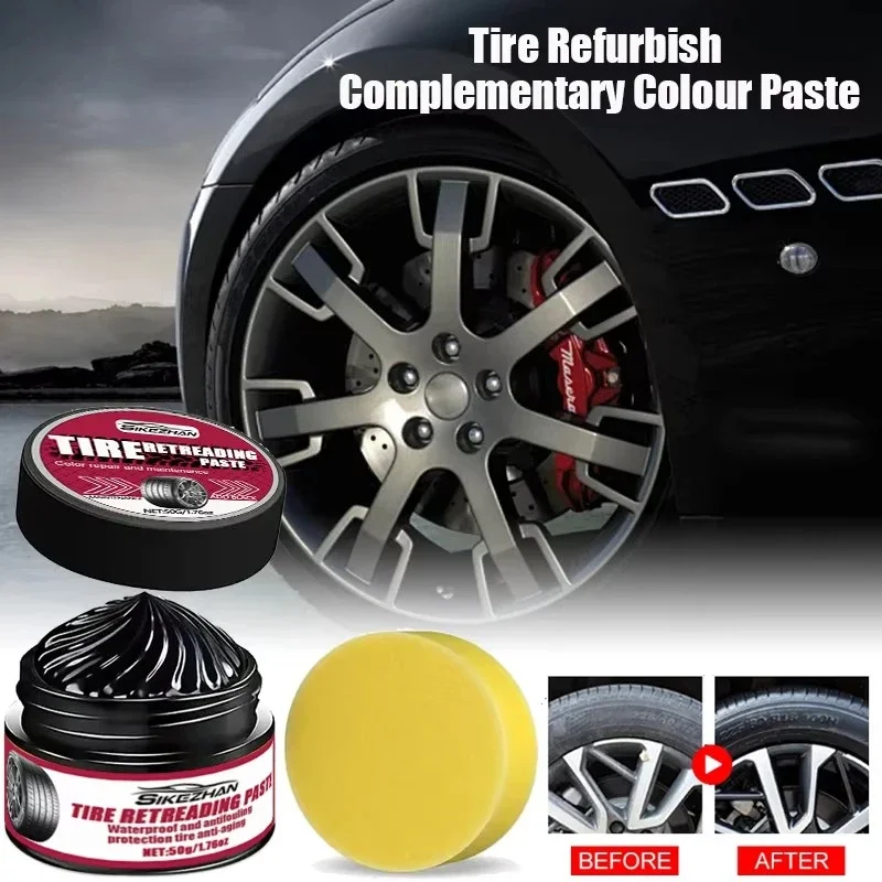 Long Lasting Tire Renewal Wax Car Wheel Polish