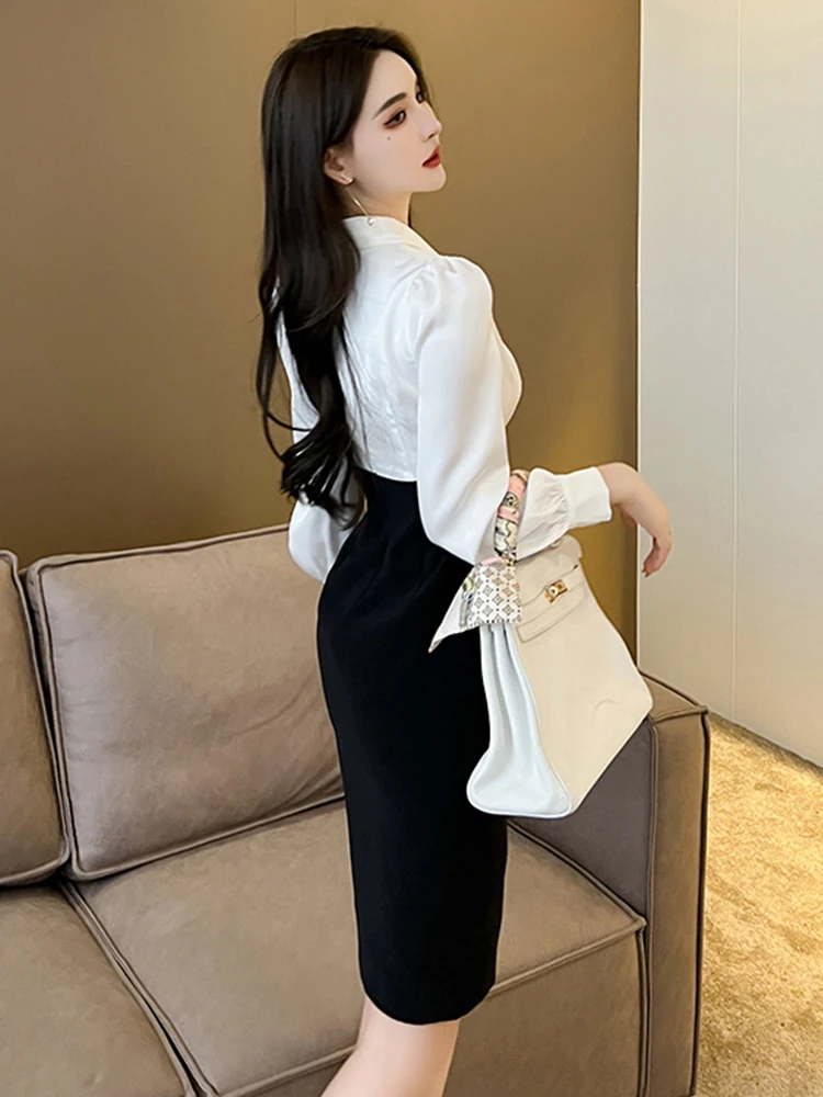 Elegant Fashion Formal Dresses for Women Professional Black