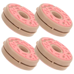 Doughnut Tennis Racket Dampers Small Silicone Tennis Racket Damper Doughnut Flower Shocks Absorbers Racket Supplies