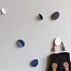 Unique creative design leaf shape iron hook wall bathroom hooks Living room wall decoration coat hook kitchen accessory 4