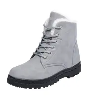 Crestar Winter Snow Boots for Women Warm Fur Lined Ankle Booties Lace Up Slip on Outdoor Walking Womens Boots Lady Fashion shoes - Image 6
