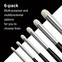 6pcs Miniature Painting Dry Brush Set Professional Modeller's Paint Brushes for Scale Models Ideal for Enamel Fantasy 1