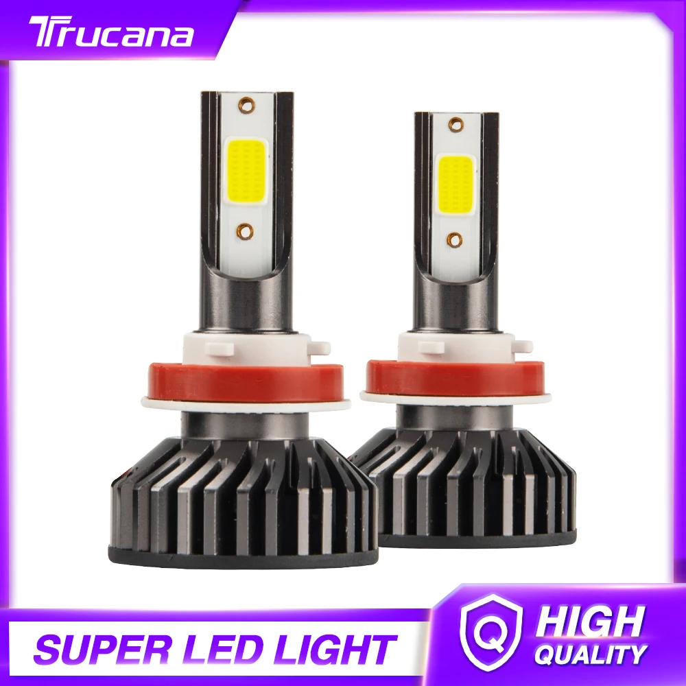 

Trucana LED Car Headlights Supper Bright H4 H7 Bulbs For Auto 10000LM 48W H1 H11 H3 H13 9006 HB4 9005 HB3 9004 9007 12V Fog Lamp
