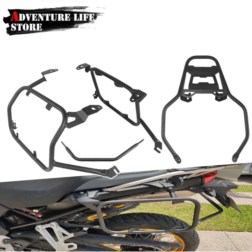 Per Bmw F850Gs F750Gs F 750Gs Gs850 850 Gs 2018-2023 Moto Pannier Rack Bisaccia Staffa Top Case Box Rack In Acciaio Inox