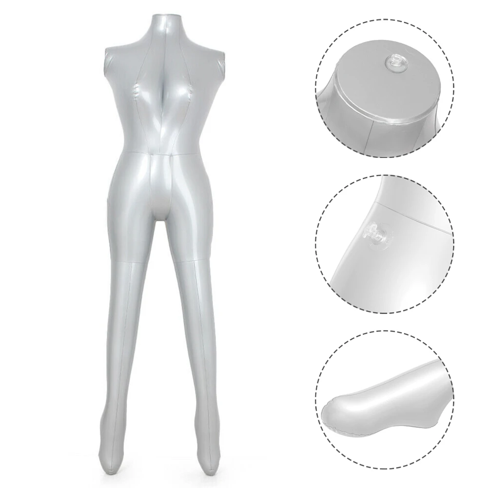 Women Full Body Dress Form Display Inflatable Mannequin Dummy Torso Model Retail Services Mannequins Dress Forms