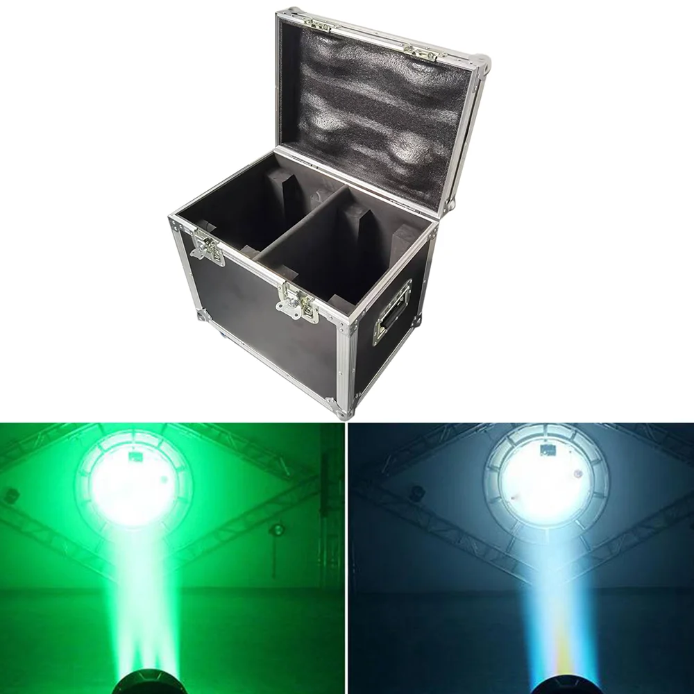 

2in1 Flightcase for Led 19x15W RGBW DMX Wash Zoom Moving Head Stage Light DJ Disco Party Night Bar Ball Wedding NO Light