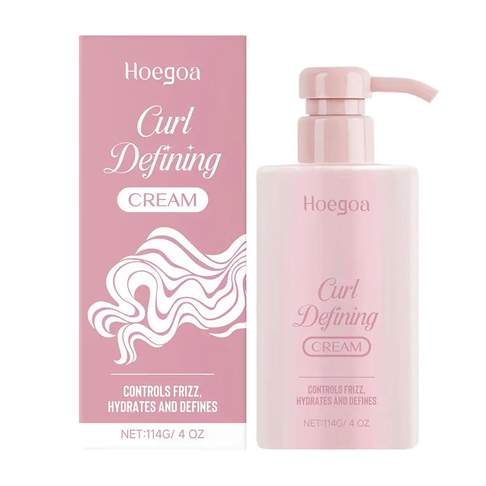 Curl Defining Cream Control Frizz Moisturizing Smooth Curly Hair Care Products Improve Volume Reduce Broken Hair Styling Lotion