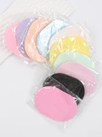 10 Pieces of Random Color and Shape Face Wash The Face Sponge Scrub Exfoliating Facial Pad Is a Reusable Makeup Remover Suitabl 2