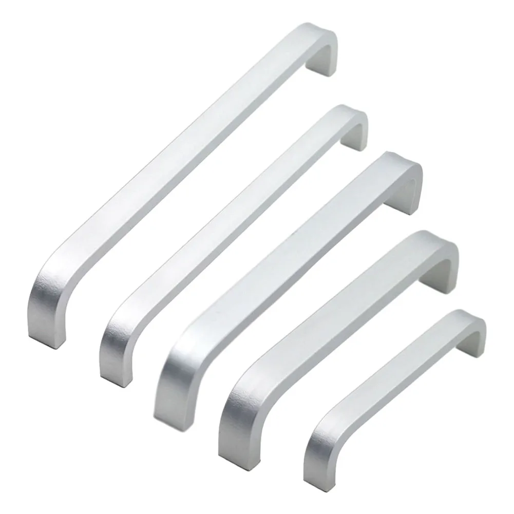 4/6/8/10/12 Inches Aluminum Handles Kitchen Door Cabinet Straight Handle Pull Knobs Furniture Hardware