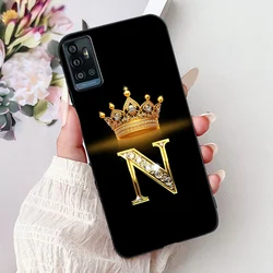 Stylish Lettres Soft TPU Phone Case Back Cover Coque for ZTE Blade A71 (9N)