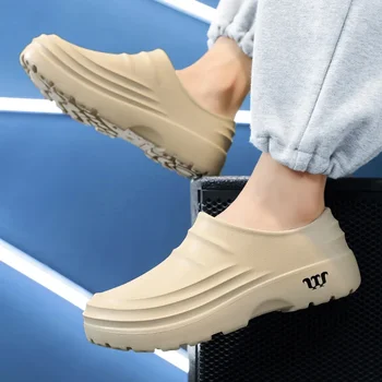 العصرية أحذية أمان رجالية مقاومة للزيت مقاوم للماء المضادة للانزلاق مريحة للتنفس وحيد في الهواء الطلق حديقة الصيد العمل 2025 الأحذية 4