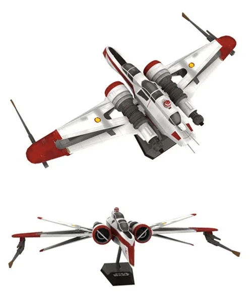 ARC-170 Starfighter DIY 종이 모델 키트, 종이 모델 키트, 수제 장난감 퍼즐